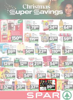 SPAR & SUPERSPAR Western Cape : Christmas Super Savings (08 December - 28 December 2025), page 1