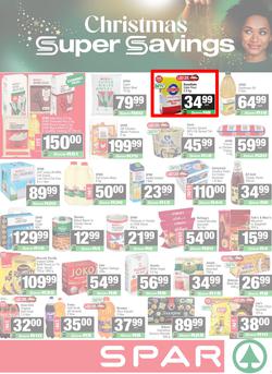 SPAR & SUPERSPAR Western Cape : Christmas Super Savings (08 December - 28 December 2025), page 1