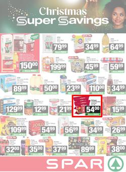SPAR & SUPERSPAR Western Cape : Christmas Super Savings (08 December - 28 December 2025), page 1