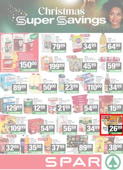 SPAR & SUPERSPAR Western Cape : Christmas Super Savings (08 December - 28 December 2025), page 1
