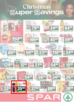 SPAR & SUPERSPAR Western Cape : Christmas Super Savings (08 December - 28 December 2025), page 1