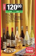 Bruce Jack Pinotage Malbec Shiraz,Daily Brew,Cab Sauv,Merlot,Chenin Or Bumble Bee Moscato-2x750ml