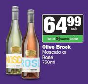 Olive Brook Moscato Or Rose-750ml Each