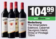 Nederburg The Winemasters Edelrood,Cabernet Sauvignon Merlot,Shiraz Or Pinotage-750ml Each