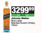 Johnnie Walker Blue Label Blended Scotch Whisky-750ml