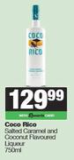 Coco Rico Salted Caramel & Coconut Flavoured Liqueur-750ml