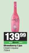 Strawberry Lips Cream Liqueur-750ml