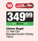 Chivas Regal 12 Year Old Blended Scotch Whisky-750ml