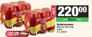 Buffelsfontein Brandy And Kola Cans 6 x 440ml-For 2