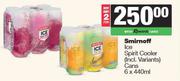Smirnoff Ice Spirit Cooler (Incl. Variants) Cans 6 x 440ml-For Any 2