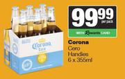 Corona Cero Handies 6 x 355ml-Per Pack