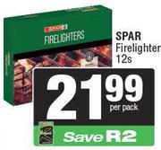 Spar Firelighters-12 Per Pack