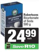 Robertsons Bicarbonate Of Soda-500g Each