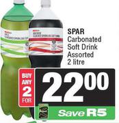 Spar Carbonated Soft Drink Assorted-For Any 2 x 2Ltr