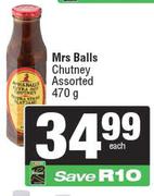 Mrs Balls Chutney Assorted-470g 