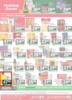 SPAR & SUPERSPAR Western Cape : Christmas Super Savings (08 December - 28 December 2025), page 12