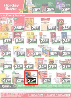 SPAR & SUPERSPAR Western Cape : Christmas Super Savings (08 December - 28 December 2025), page 12