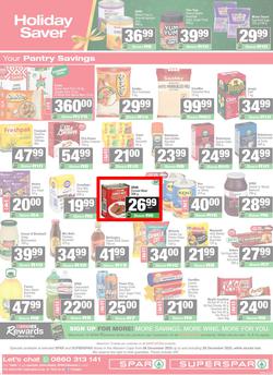 SPAR & SUPERSPAR Western Cape : Christmas Super Savings (08 December - 28 December 2025), page 12