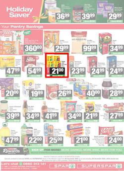 SPAR & SUPERSPAR Western Cape : Christmas Super Savings (08 December - 28 December 2025), page 12