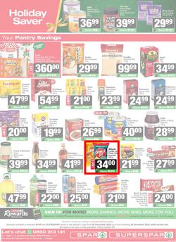 SPAR & SUPERSPAR Western Cape : Christmas Super Savings (08 December - 28 December 2025), page 12