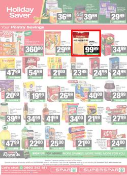 SPAR & SUPERSPAR Western Cape : Christmas Super Savings (08 December - 28 December 2025), page 12