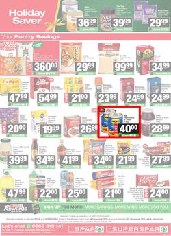 SPAR & SUPERSPAR Western Cape : Christmas Super Savings (08 December - 28 December 2025), page 12