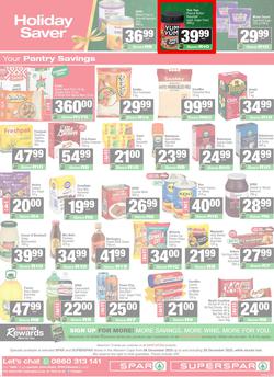 SPAR & SUPERSPAR Western Cape : Christmas Super Savings (08 December - 28 December 2025), page 12