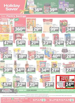 SPAR & SUPERSPAR Western Cape : Christmas Super Savings (08 December - 28 December 2025), page 12