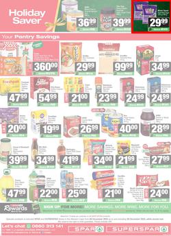 SPAR & SUPERSPAR Western Cape : Christmas Super Savings (08 December - 28 December 2025), page 12