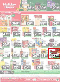 SPAR & SUPERSPAR Western Cape : Christmas Super Savings (08 December - 28 December 2025), page 12