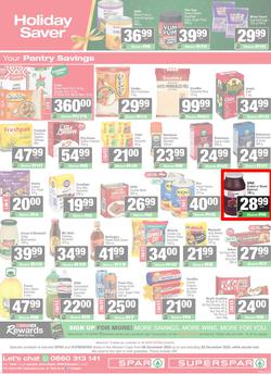 SPAR & SUPERSPAR Western Cape : Christmas Super Savings (08 December - 28 December 2025), page 12