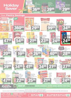 SPAR & SUPERSPAR Western Cape : Christmas Super Savings (08 December - 28 December 2025), page 12