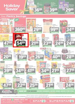 SPAR & SUPERSPAR Western Cape : Christmas Super Savings (08 December - 28 December 2025), page 12