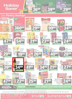 SPAR & SUPERSPAR Western Cape : Christmas Super Savings (08 December - 28 December 2025), page 12