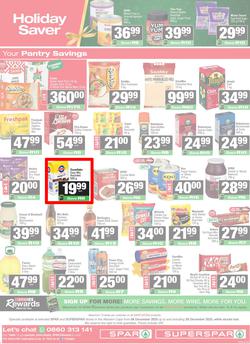 SPAR & SUPERSPAR Western Cape : Christmas Super Savings (08 December - 28 December 2025), page 12
