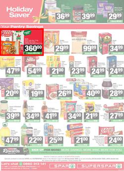 SPAR & SUPERSPAR Western Cape : Christmas Super Savings (08 December - 28 December 2025), page 12