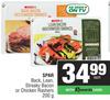 Spar Back Lean, Streaky Bacon Or Chicken Rashers-200g Each 