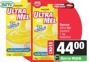 Danone Ultra Mel Custard  Assorted-For 2 x 1kg