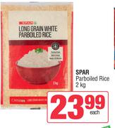 Spar Parboiled Rice-2Kg Each