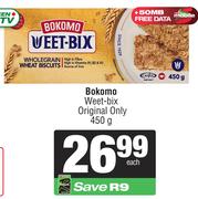 Bokomo Weet Bix Original Only-450g Each