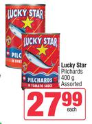 Lucky Star Pilchards Assorted-400g Each
