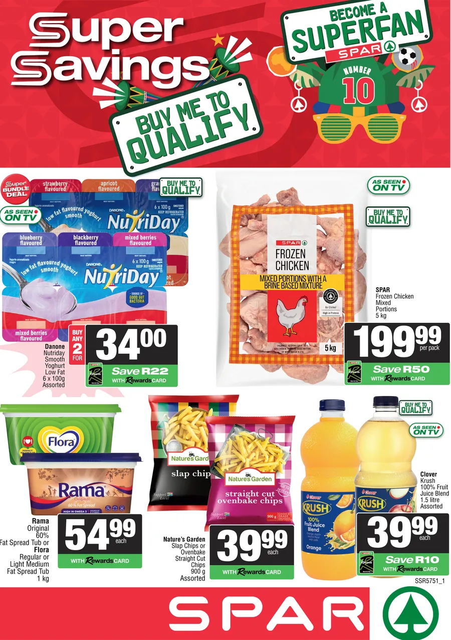 SPAR & SUPERSPAR Inland : Super Savings (22 June - 07 July 2026)