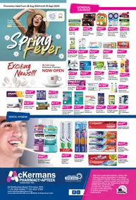 Ackermans Pharmacy/Apteek : Spring Fever (28 August - 25 September 2024)