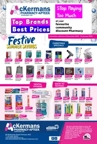 Ackermans Pharmacy/Apteek : Festive Summer Savings (09 December 2024 - 19 January 2025)