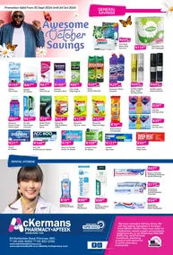 Ackermans Pharmacy/Apteek : Awesome October Savings (30 September - 24 October 2024)  