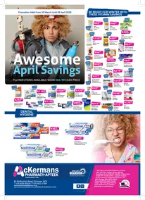 Ackermans Pharmacy/Apteek : Awesome April Savings (25 March - 28 April 2026)