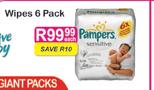 Pampers Wipes 6 Pack-Each