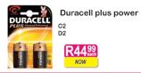 Duracell Plus Power C2/D2-Each
