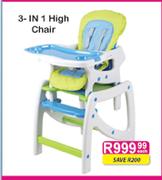 3-In-1 High Chair-Each
