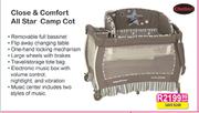 Chelino Close & Comfort All Star Camp Cot-Each